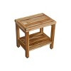 18" Eleganto ED998 Wide Teak Shower Safety Transfer Bench - EcoDecors - 3 of 4