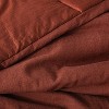 Heavyweight Linen Blend Comforter & Sham Set - Casaluna™ - 4 of 4