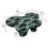 Sapphtopaz Modern Unique Coffee Table with Butterfly-Shaped Smooth Artistic Coffee Bar Elegant Coffee Tables Home Decor for Living Room,Office - 4 of 4