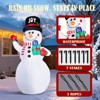 FONTOI 12FT Christmas Inflatable Giant Snowman Holding Gift Boxes Funny Holiday Yard Decoration for Outdoor Party, White, 15.75"*10.83"*6.3" - 2 of 4