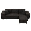 NicBex Sectional Sofa with Storage Chaise & 2 Stools L Shaped Modular Sofa for Living Room & Apartment - 2 of 4