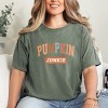 Simply Sage Market Varsity Pumpkin Junkie Garment Dyed Tee - 2 of 4