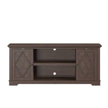 70" Farmhouse Style TV Stand for TVs up to 78" Brown - Festivo