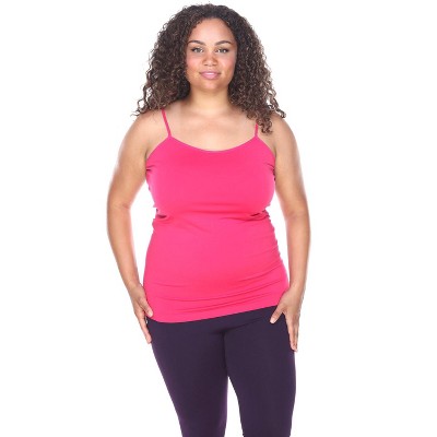 Women's Plus Size Tank Top - One Size Fits Most Plus - White Mark