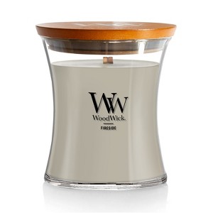 WoodWick Medium Hourglass Fireside Jar Candle 9.7oz : Target