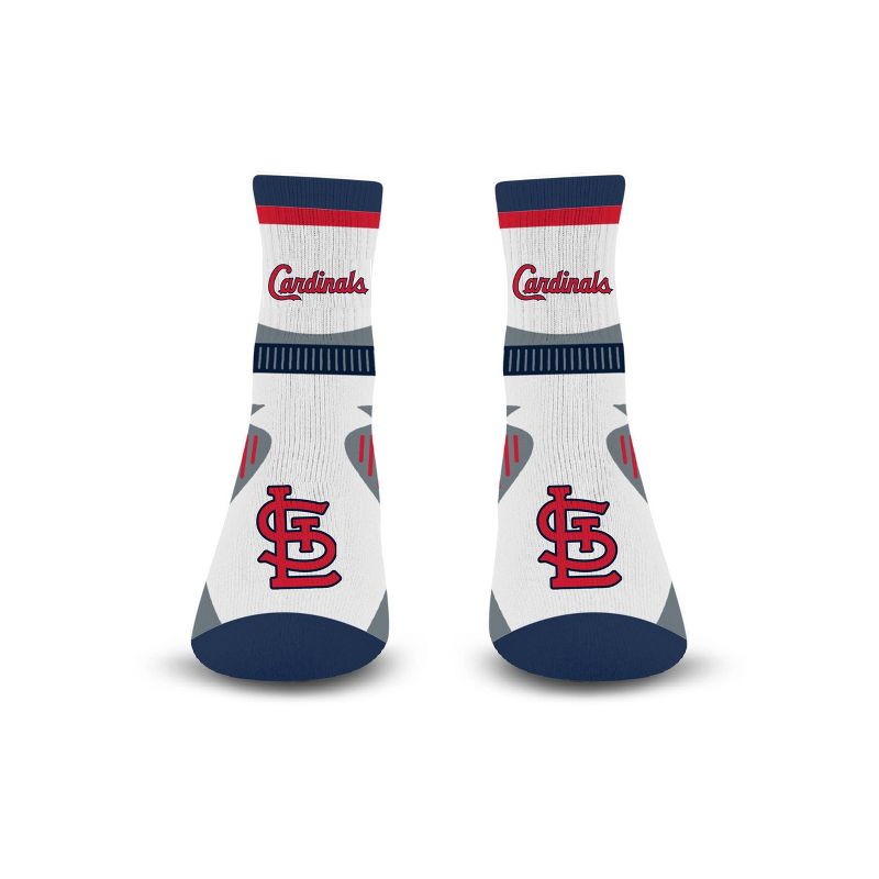 MLB St. Louis Cardinals Large Quarter Socks, 2 of 4