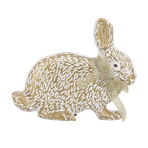 Transpac Metal Gold Textured Easter Bunny Home Decorations Easter - 1 of 1