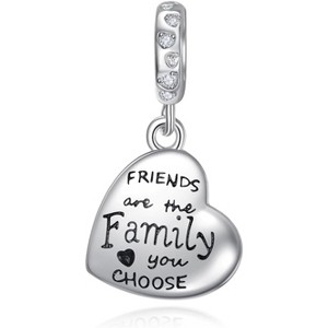 Sterling Silver Dangle Charm Beads for Women - DIY Pendants for Bracelets & Necklaces, Jewelry Gifts - 1 of 4