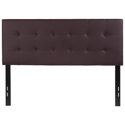 Emma and Oliver Button Tufted Upholstered Headboard
