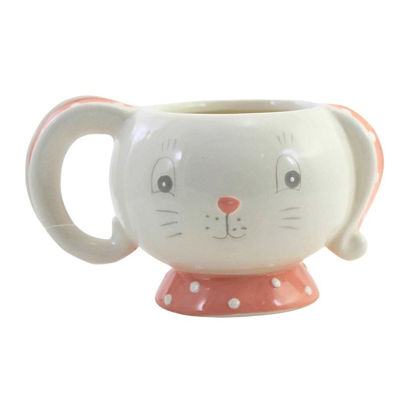 3.0 Inch Dottie Tea Cups Easter Bunny Rabbit St/4 Mugs, 2 of 6