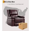 Coucheta Oversized Power Lift Recliner - Heat and Massage, PU Leather, Adjustable Back and Legs, for Elderly & Mobility Impaired, Heavy Duty - 3 of 4