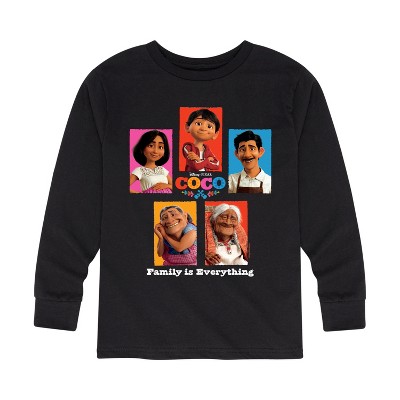 Boys' - Coco - Family Is Everything Long Sleeve Graphic T-Shirt