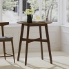 36'' Round Counter Height Dining Table with Tapered Wood Legs and Sturdy Crossbar for Kitchen or Dining Room-The Pop Home - 3 of 4