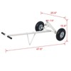 10" Pneumatic TireTrailer Dolly, Boat Trailer Dolly with 1-7/8 Inch Balls 600 Lbs Capacity Trailer Mover for Moving Car, RV, Boat - 2 of 4