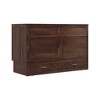 Keloyid Haimyy Solid Wood Frame Queen Murphy Bed Chest with Built-in Charger and Strong Drawer - 3 of 4
