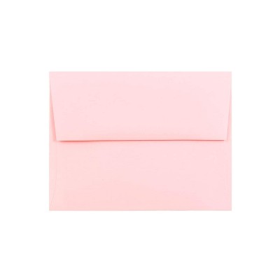 JAM Paper A2 Invitation Envelopes 4.375 x 5.75 Baby Pink 155623I