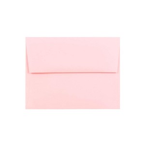 JAM Paper A2 Invitation Envelopes 4.375 x 5.75 Baby Pink 155623I - 1 of 4