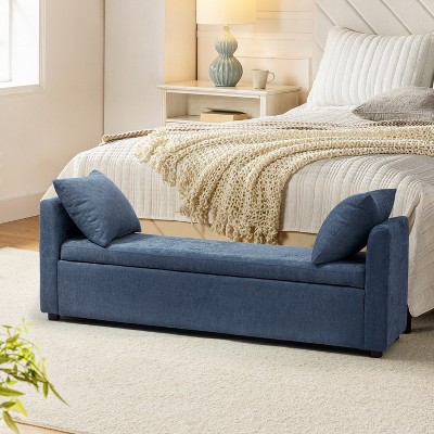 Pedro 59.4" Wide Storage Bench | ARTFUL LIVING DESIGN