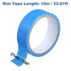Unique Bargains Bike Wheel Tubeless Rim Tape 10m Length Blue - 3 of 4