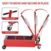Low Profile Electric Oil Drain Cart - 20 Gallon Capacity, 110V Pump, 8FT Hose & Folding Handle, Rolling Oil Drain Pan - 3 of 4