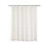 Olive & Linen Cloud Soft Shower Curtain - 2 of 4