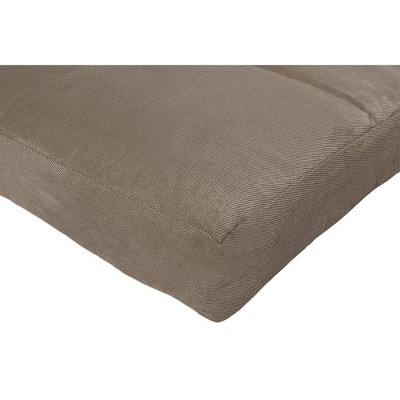Full 6" Top Futon Mattress Polyester Filled Quilted Tan - Room & Joy