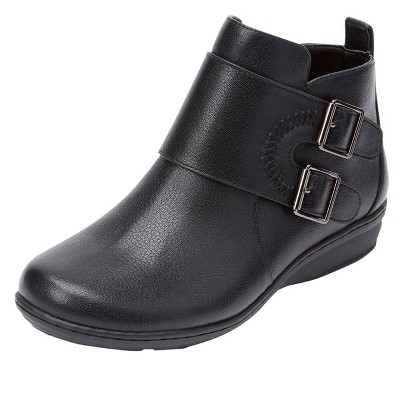 Comfortview Women's The Amberly Shootie - 7 1/2 M, Black (Wide Widths Available)