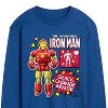 Men's - Marvel - Iron Man Action Figure Long Sleeve Graphic T-Shirt - 2 of 4