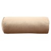 7"x18" Chelsea Luxe Velvet Neckroll with Piping and Button Oblong Throw Pillow - Edie@Home - 2 of 4
