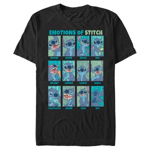 Men's Lilo & Stitch Emotions Of Experiment 626 T-Shirt - 1 of 4