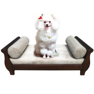 D-Art Collection Mahogany Sleigh Pet Bed - 1 of 1