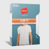 Hanes Men's Premium 5pk Slim Fit Crewneck T-shirt : Target