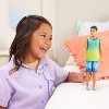 Barbie Fashionistas Ken Doll – Choose Style: #235 Braided Brown Hair, #236 Black Hair, or #241 Blonde Hair – HYVn01/HYV00/HYT99 - 2 of 4