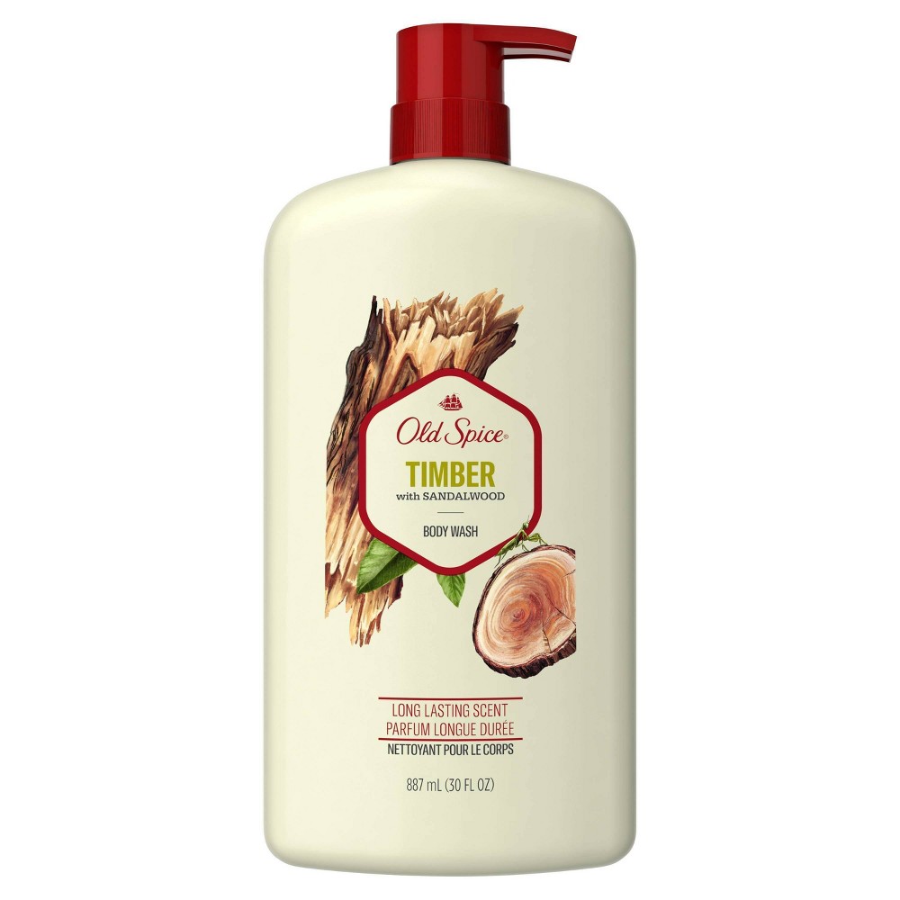 Old Spice Men's Body Wash Timber with Sandalwood - 30 fl oz