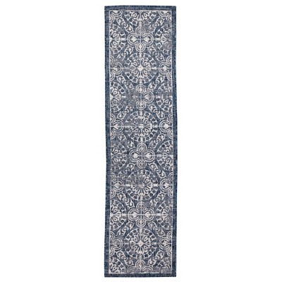 Liora Manne Carmel  Indoor/Outdoor Rug  Navy..