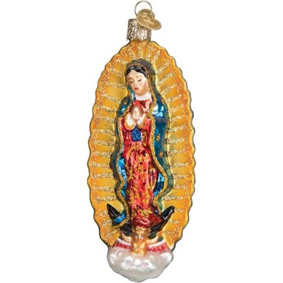 Old World Christmas Glass Blown Ornament, Our Lady Of Guadalupe