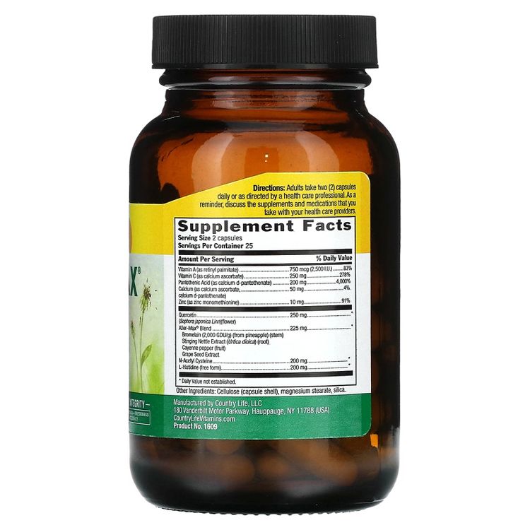 Country Life Aller-Max®, 50 Vegan Capsules, 2 of 4