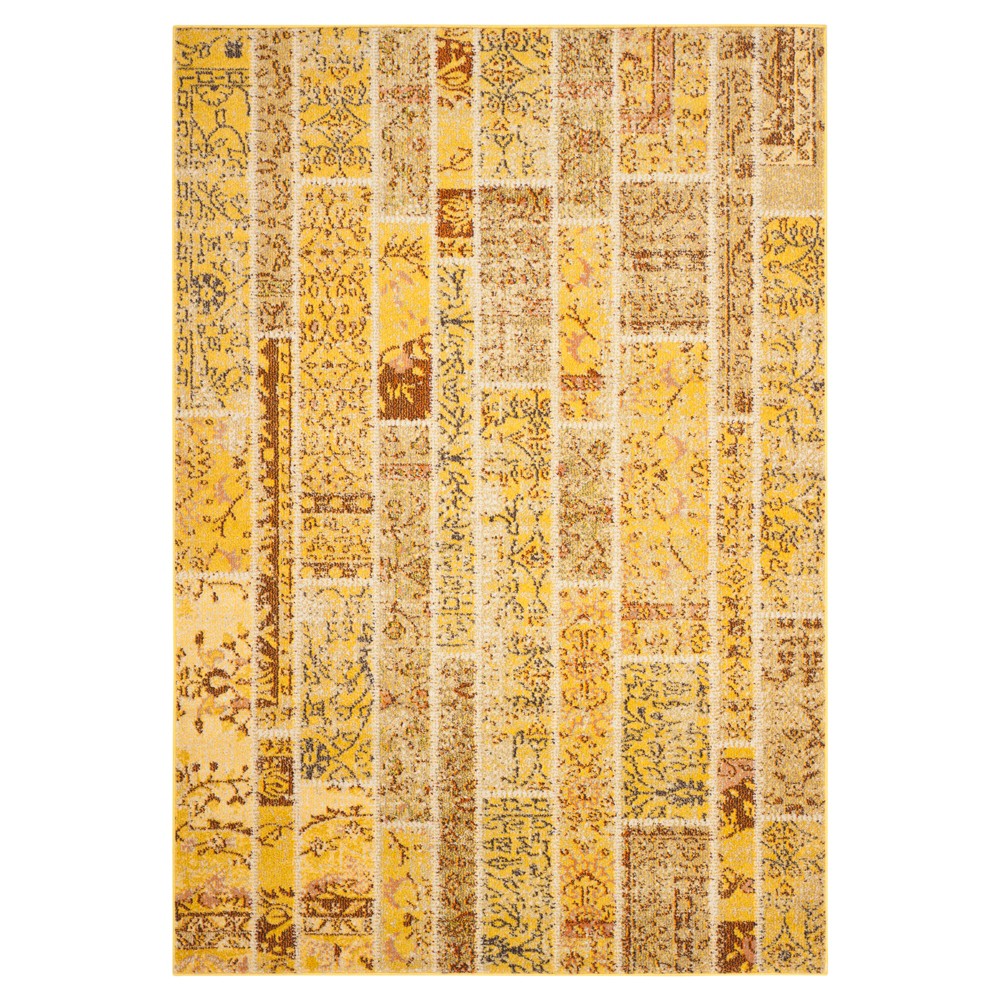 5'1inx7'7in Randall Area Rug Yellow/Multi - Safavieh