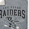 NFL Las Vegas Raiders Vintage Arch Sweatshirt Blanket - 2 of 2