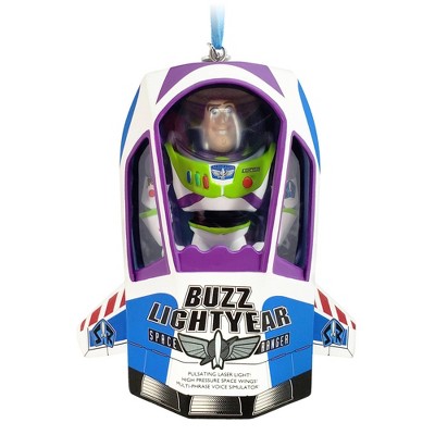 Toy Story Talking Buzz Light Year Christmas Ornament - Disney Store