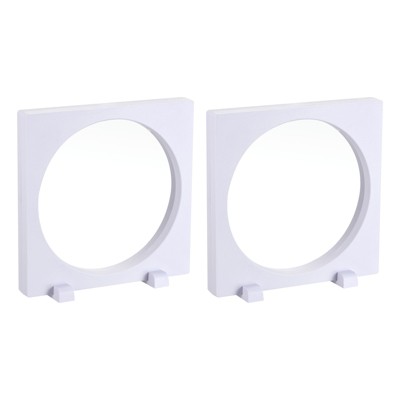 Unique Bargains TPU film 3D Jewelry Box with Base 2 Pcs