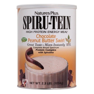 Spiru-Tein (Spirutein) Shake - Chocolate Peanut Butter Swirl by Nature's Plus  -  2.3 lbs Powder