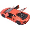 Lamborghini Aventador LP700-4 Orange 1/24 Diecast Model Car by Maisto - 3 of 4