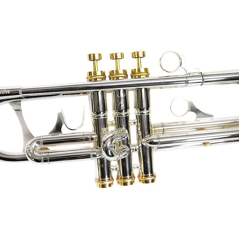Phaeton PHT-2051 Custom Series C Trumpet Silver plated, 4 of 5