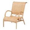 bali & pari Madura Rattan Lounge Chair: Handcrafted, Bohemian Design, No Assembly Required - image 2 of 4