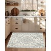 Vintage Distressed Medallion Rug, Washable, Non-Slip Boho Floral Carpet for Living Room, Bedroom, Dining Room - 2 of 4