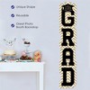 Big Dot of Happiness Gold Graduation Banner - Vertical Shaped Banner Decorations - 2 of 4