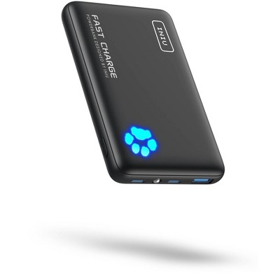thumbnail image 2 of INIU Portable Charger 10000mAh – Smallest 22.5W Power Bank With Built-In Phone Holder, USB-C, Black 2 of 5
