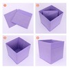Unique Bargains Shelves Closet Fabric Storage Bin for Organizing Clothes Books 1 Pc - 3 of 4