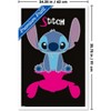 Trends International Disney Lilo and Stitch: Simply Stitch - Pink Shadow Framed Wall Poster Prints - 3 of 4